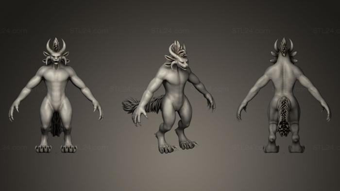 Figurines heroes, monsters and demons (Thornphyre, STKM_0373) 3D models for cnc